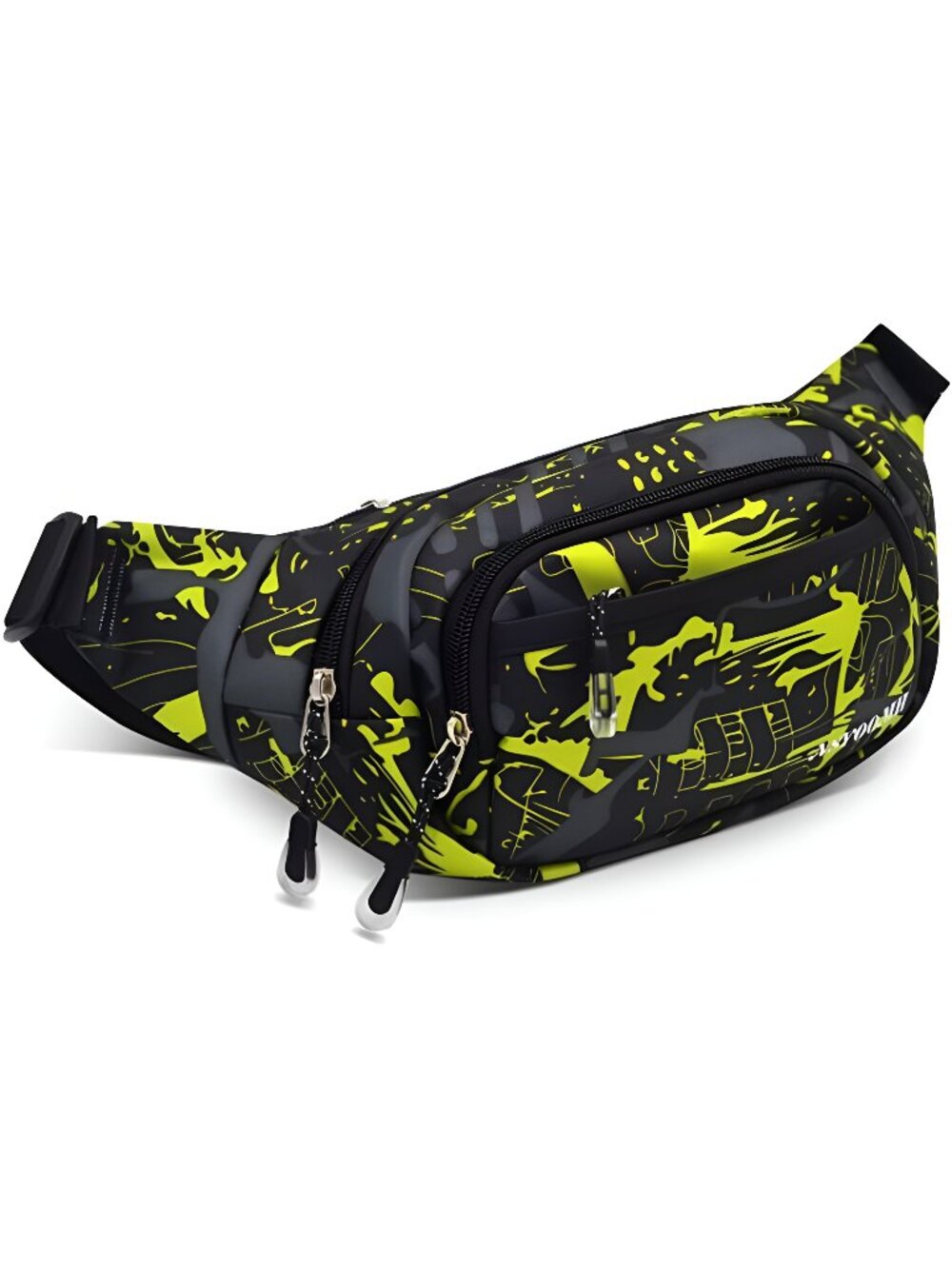 5-Zipper ​Pockets Waist Bag, Belt Bag for Running Cycling Travel Walking Hiking